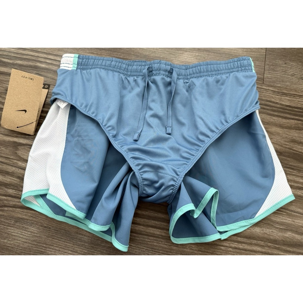 SOLD
 Dri Fit Tempo Shorts Large Aegean Storm Blue Moisture Wicking Liner - Picture 11 of 11